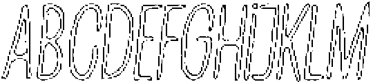 Penjoy Angular Outline Italic otf (400) FONT