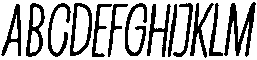 Penjoy Brush Italic otf (400) Font UPPERCASE