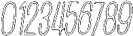 Penjoy Chalk Outline Italic otf (400) Font OTHER CHARS