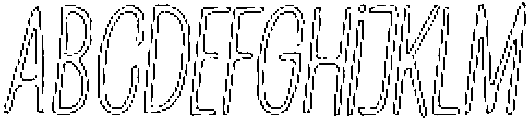 Penjoy Chalk Outline Italic otf (400) FONT