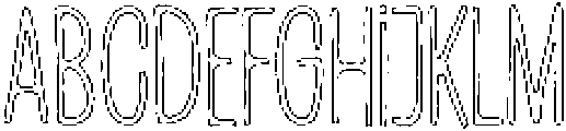 Penjoy Chalk Outline otf (400) FONT