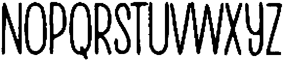Penjoy Chalk otf (400) Font UPPERCASE