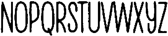 Penjoy Chalk otf (400) Font LOWERCASE