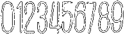 Penjoy Eroded Outline otf (400) Font OTHER CHARS