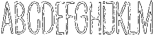 Penjoy Eroded Outline otf (400) FONT