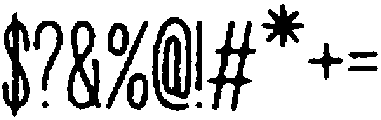 Penjoy Eroded otf (400) Font OTHER CHARS