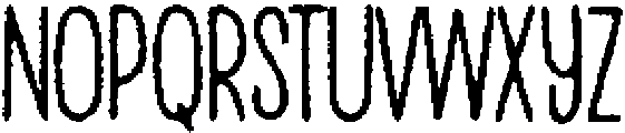Penjoy Eroded otf (400) Font UPPERCASE
