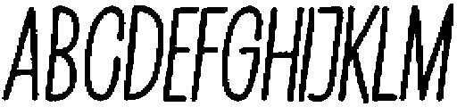 Penjoy Graphite Italic otf (400) Font UPPERCASE