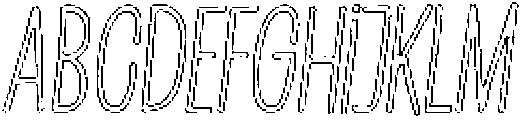 Penjoy Graphite Outline Italic otf (400) FONT