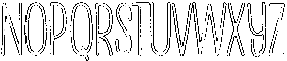 Penjoy Graphite Outline otf (400) Font LOWERCASE