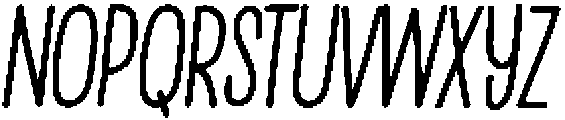 Penjoy Italic otf (400) Font LOWERCASE