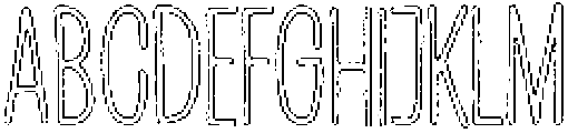 Penjoy Liner Outline otf (400) Font