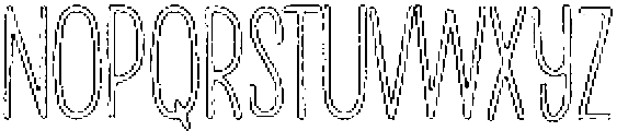 Penjoy Liner Outline otf (400) Font UPPERCASE