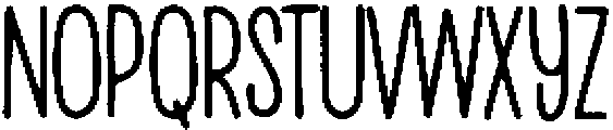 Penjoy Pencil otf (400) Font UPPERCASE