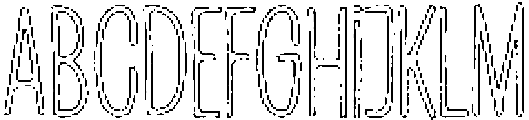 Penjoy Rough Outline otf (400) FONT