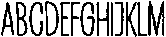 Penjoy Rough otf (400) Font UPPERCASE