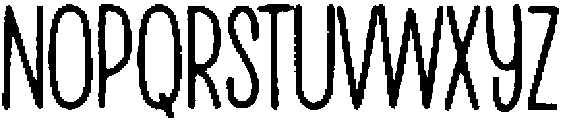 Penjoy Rough otf (400) Font UPPERCASE
