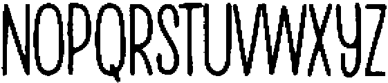 Penjoy Rough otf (400) Font LOWERCASE
