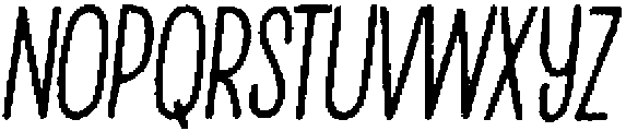 Penjoy Wax Italic otf (400) Font LOWERCASE