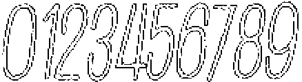 Penjoy Wax Outline Italic otf (400) Font OTHER CHARS