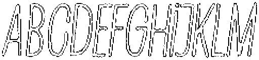 Penjoy Wax Outline Italic otf (400) FONT