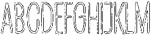 Penjoy Wax Outline otf (400) Font UPPERCASE