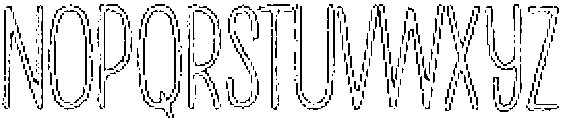 Penjoy Wax Outline otf (400) Font UPPERCASE