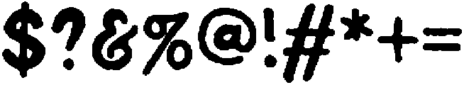 Penlore Quill Bold otf (700) Font OTHER CHARS