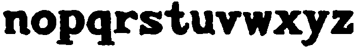Penlore Quill Bold otf (700) Font LOWERCASE