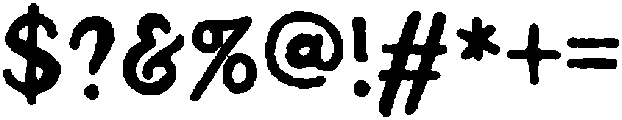 Penlore Quill Pulse otf (400) Font OTHER CHARS