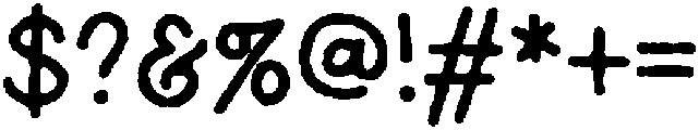 Penlore Quill otf (400) Font OTHER CHARS