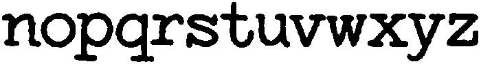 Penlore Quill otf (400) Font LOWERCASE