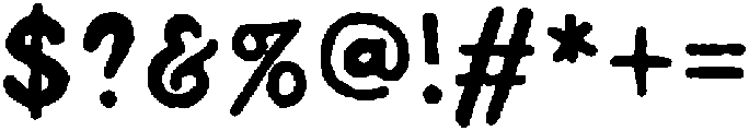 Penlore Scrawl Bold otf (700) Font OTHER CHARS