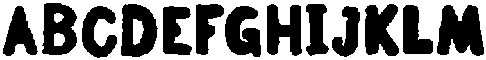Penlore Scrawl Bold otf (700) Font UPPERCASE