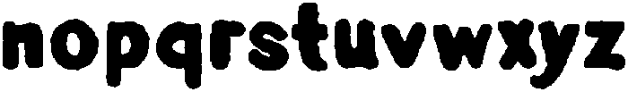 Penlore Scrawl Bold otf (700) Font LOWERCASE