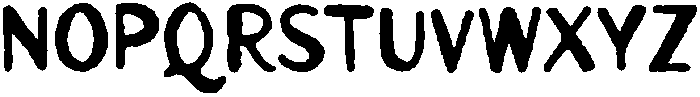 Penlore Scrawl Pulse otf (400) Font UPPERCASE