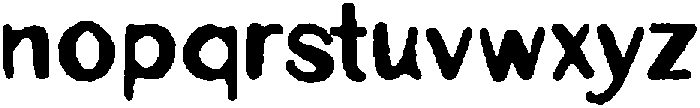 Penlore Scrawl Pulse otf (400) Font LOWERCASE