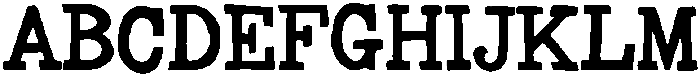 Penlore Slab otf (400) Font UPPERCASE