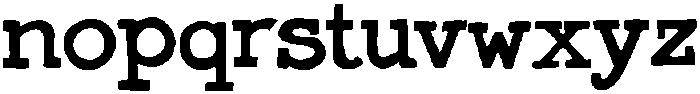 Penlore Slab otf (400) Font LOWERCASE