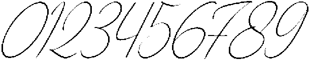 Pensthary Italic otf (400) Font OTHER CHARS