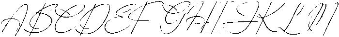 Pensthary Italic otf (400) Font UPPERCASE