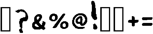 Pentagram Inkswipe Regular ttf (400) Font OTHER CHARS