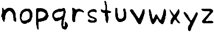 Pentagram Inkswipe Regular ttf (400) Font LOWERCASE