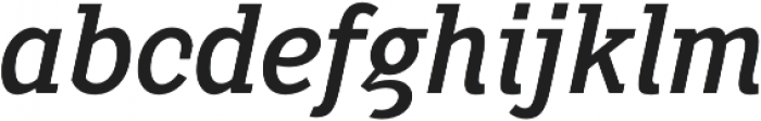Pentay Regular Italic otf (400) Font LOWERCASE