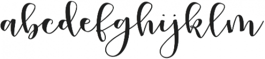 Peony Blooms otf (400) Font LOWERCASE
