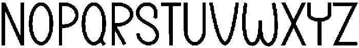 People December Regular otf (400) Font UPPERCASE