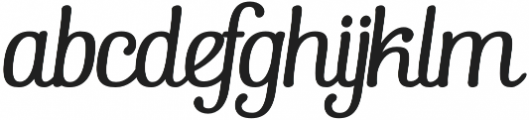 Pepita Script 3 Italic otf (400) Font LOWERCASE