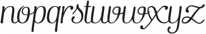 Pepita Script Italic otf (400) Font LOWERCASE
