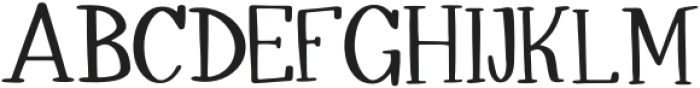Peppercorn Serif Regular otf (400) Font UPPERCASE