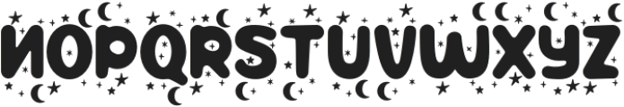 Peppy Pegasus Moon Star otf (400) Font LOWERCASE